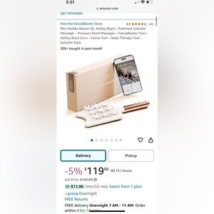 Ashley black fascia blaster